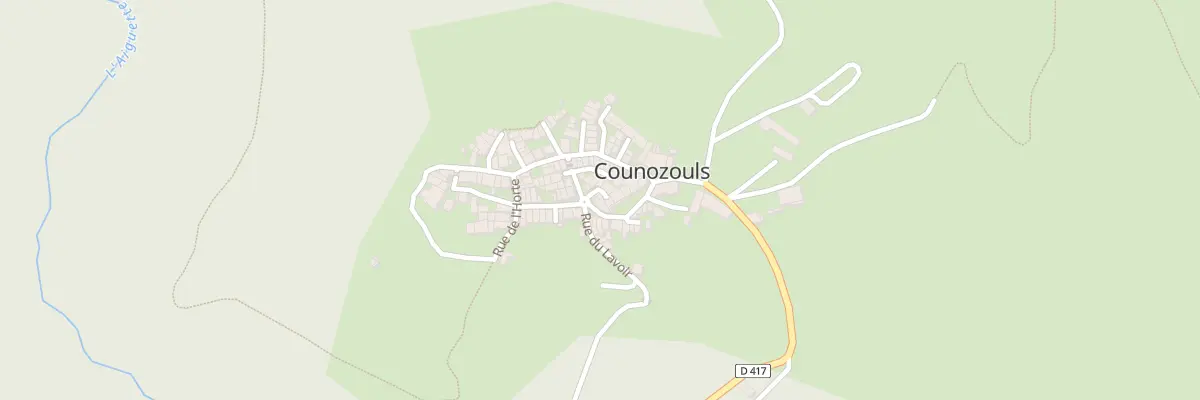 Plan du 53 Le Village à Counozouls