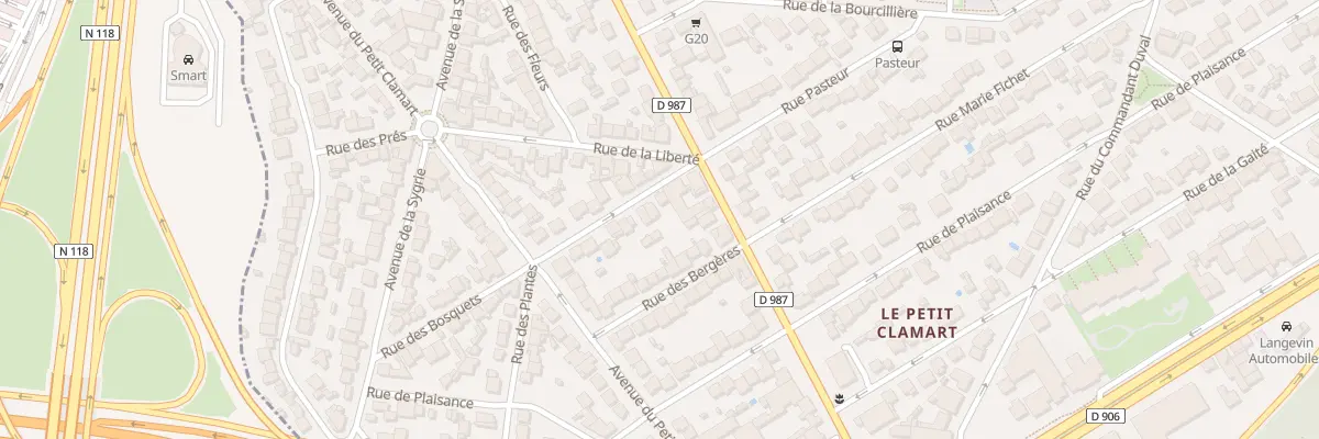Plan du 5 Rue des Bosquets à Clamart