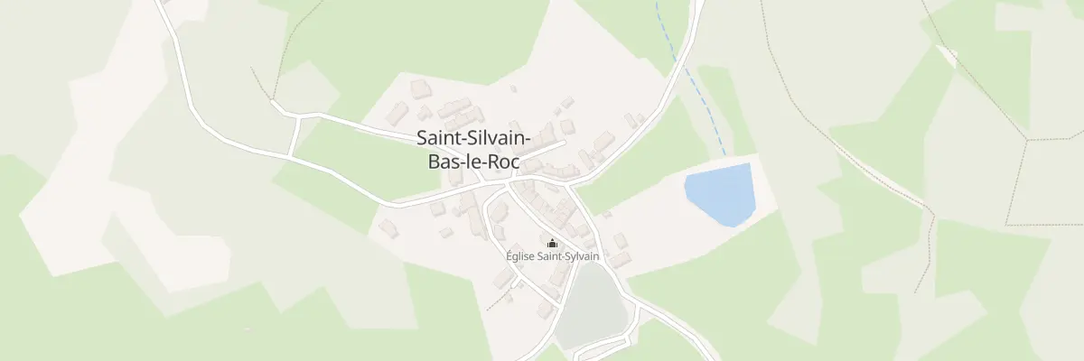 Plan du 40 Le Bourg à Saint-Silvain-Bas-le-Roc