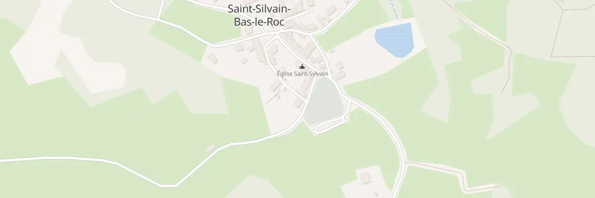 Plan du 15 Le Bourg à Saint-Silvain-Bas-le-Roc