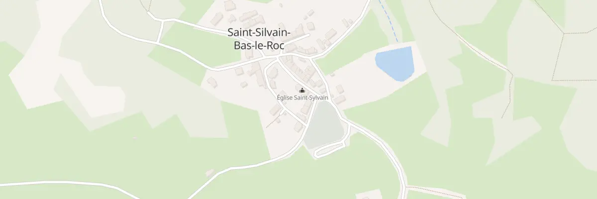 Plan du 21 Le Bourg à Saint-Silvain-Bas-le-Roc