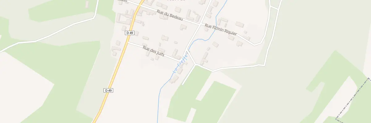 Plan du 2 Rue Marechal à Fieffes-Montrelet