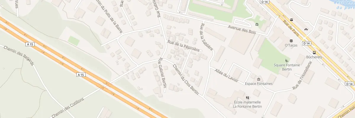Plan du 8 Rue de la Pépinière à Franconville