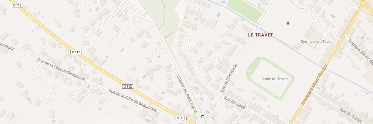 Plan du 153 Rue du Gazel à Castres