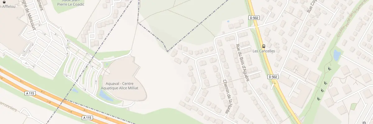 Plan du 113 Rue du Bois d’Aguere à Saint-Leu-la-Forêt
