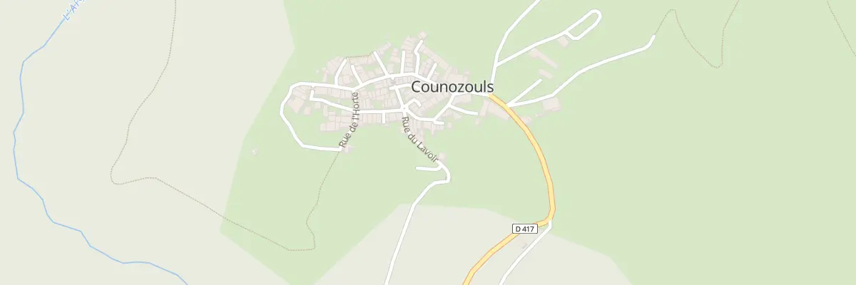 Plan du 139 Le Village à Counozouls