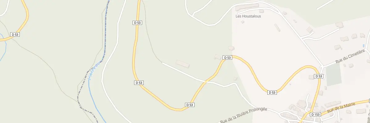 Plan des Houstalous-Ouest à Lacombe