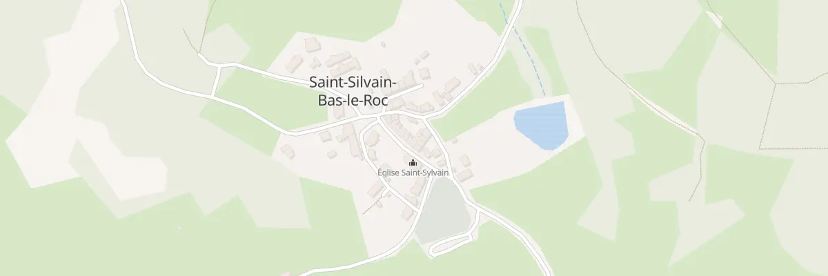 Plan du 50 Le Bourg à Saint-Silvain-Bas-le-Roc