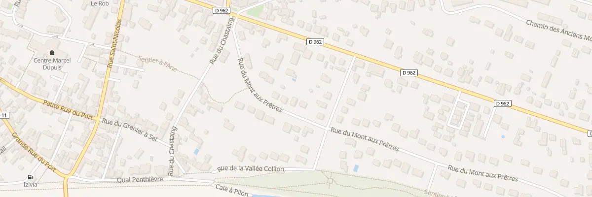 Plan du 21 Rue du Mont aux Prêtres à Châteauneuf-sur-Loire