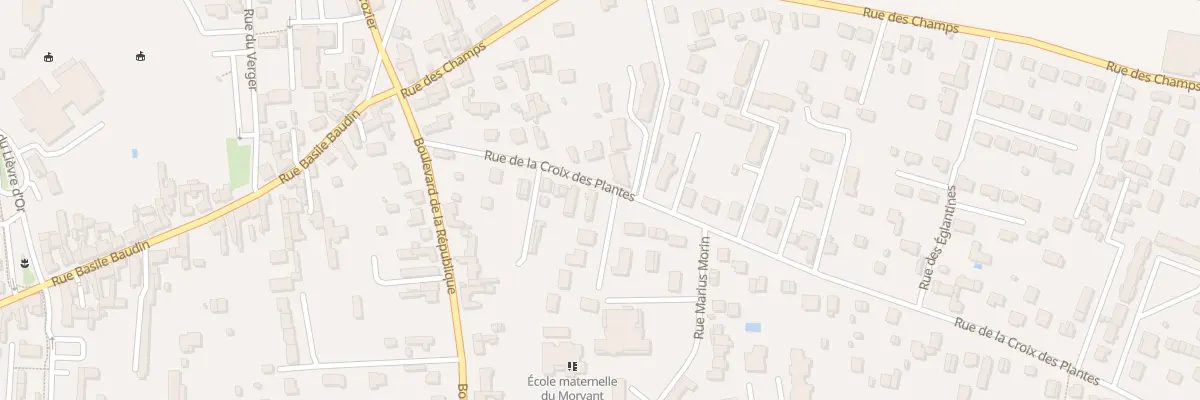 Plan du 12T Rue de la Croix des Plantes à Châteauneuf-sur-Loire