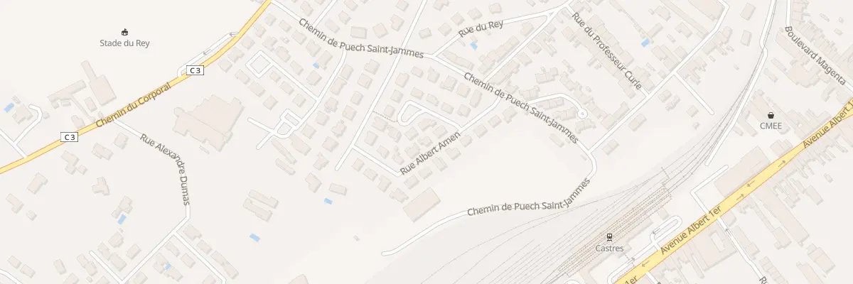 Plan du 28 Rue Albert Amen à Castres
