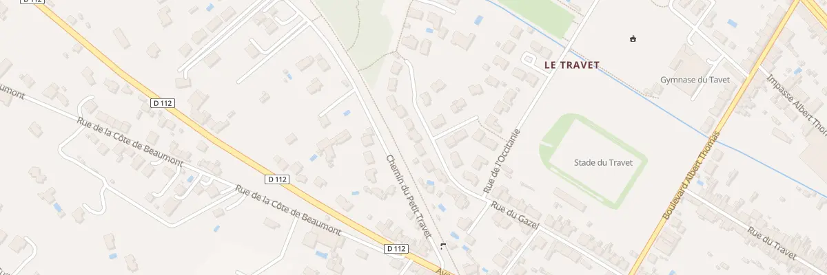 Plan du 151 Rue du Gazel à Castres