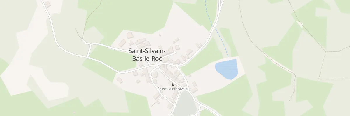 Plan du 10 Le Bourg à Saint-Silvain-Bas-le-Roc