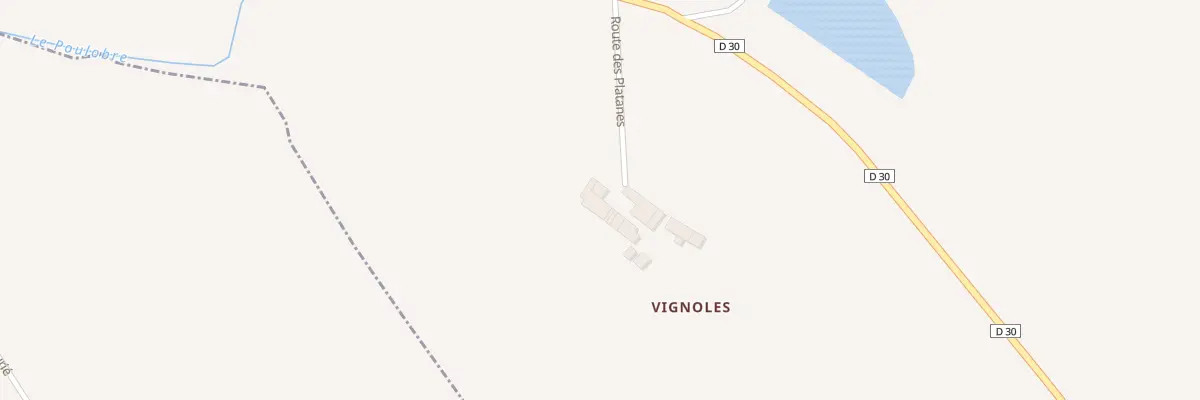 Plan du 90 Rte des Platanes à Montfa
