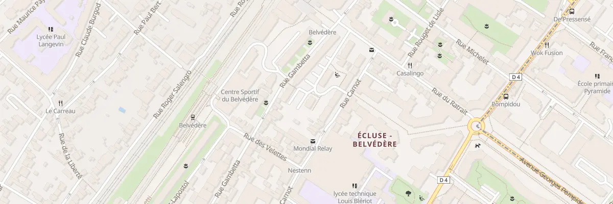 Plan du 64B Rue Gambetta à Suresnes