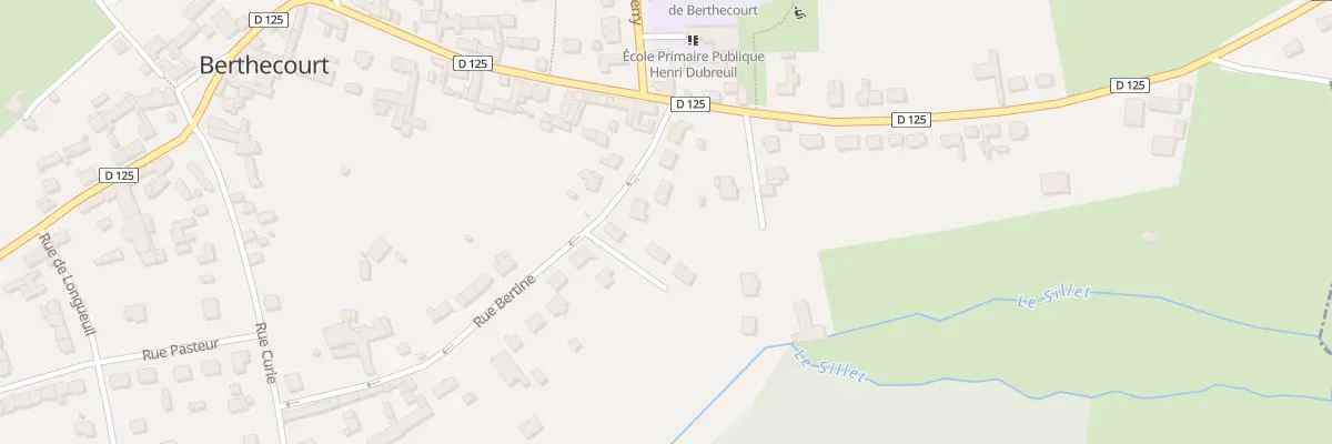 Plan du 286 Rue Bertine à Berthecourt
