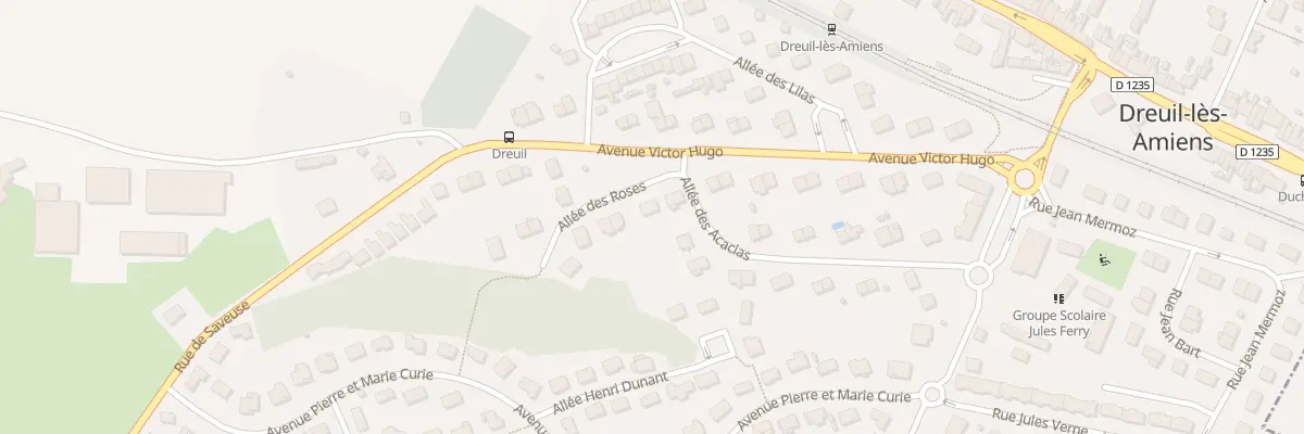 Plan du 3 All des Roses à Dreuil-lès-Amiens