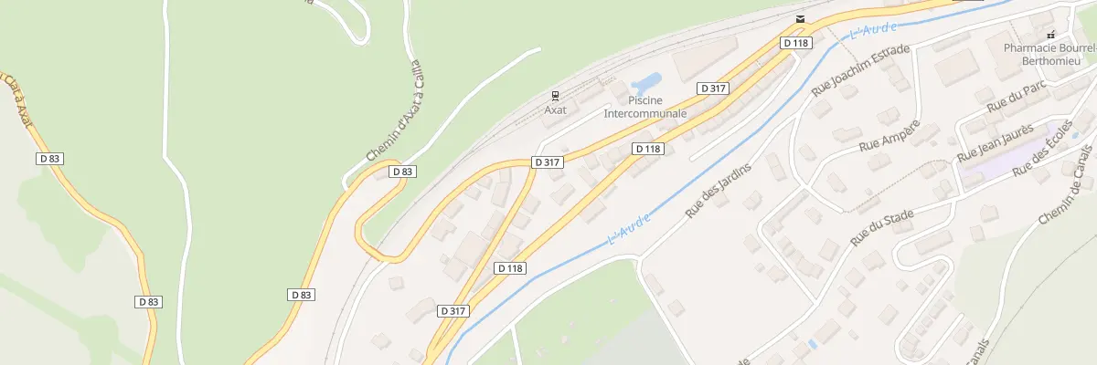 Plan du 16 Rue du 19 Mars 1962 à Axat