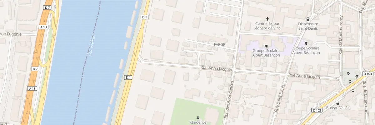 Plan du 36 Rue Anna Jacquin à Boulogne-Billancourt