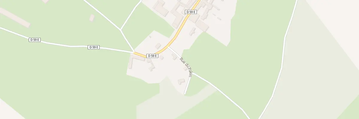 Plan du 1 Rue du Palon à Boisbergues