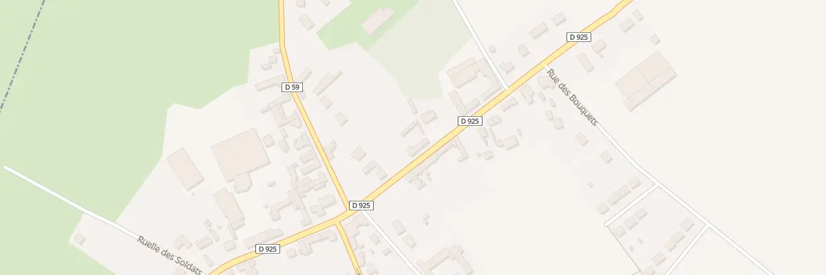 Plan du 51 Rue du Onze Novembre 1918 à Fienvillers