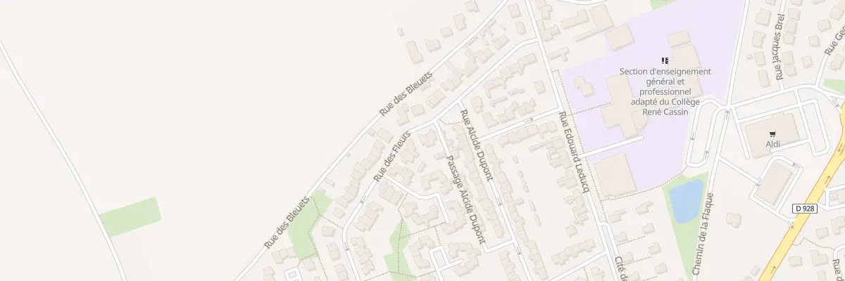 Plan du 30 Rue des Fleurs à Wizernes