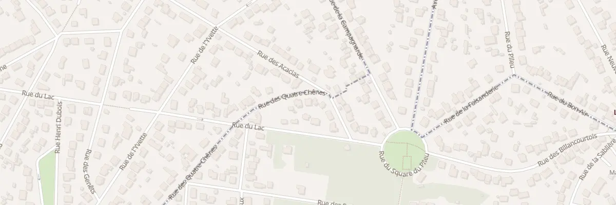 Plan du 48 Rue des 4 Chenes à Palaiseau