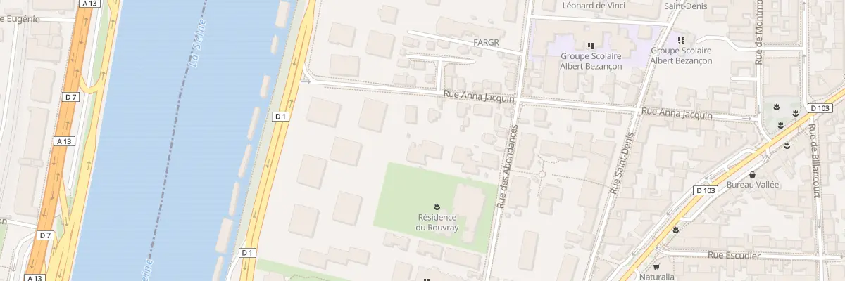Plan du 17 Rue des Abondances à Boulogne-Billancourt
