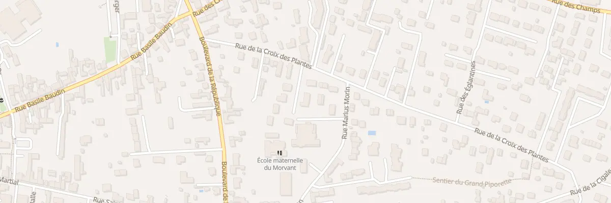 Plan du 16B Rue de la Croix des Plantes à Châteauneuf-sur-Loire