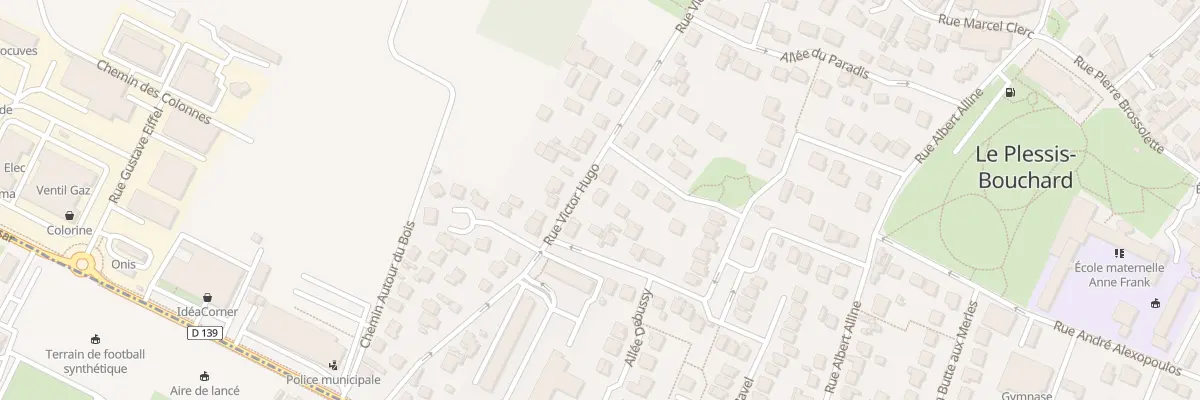 Plan du 14 Rue Victor Hugo au Plessis-Bouchard