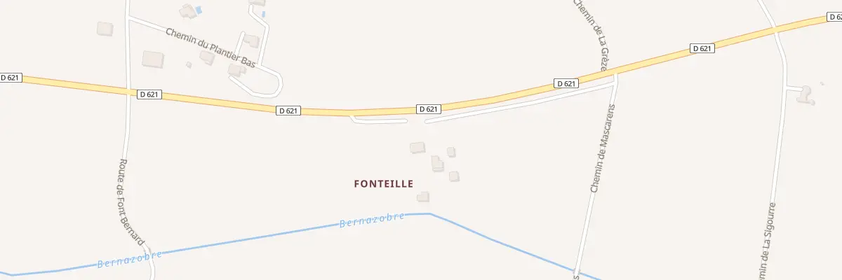 Plan du 5111 Fonteille à Navès