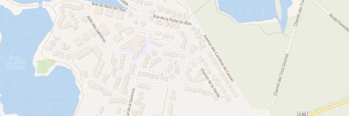 Plan du 3 Hameau des Ecoliers à L’Isle-Adam