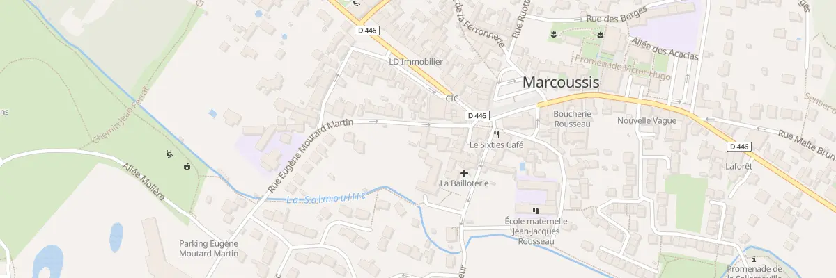 Plan du 13 Rue Moutard Martin à Marcoussis