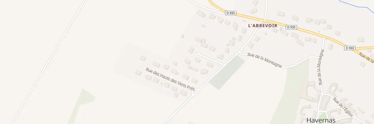 Plan du 3 Imp des Verts Prés à Havernas