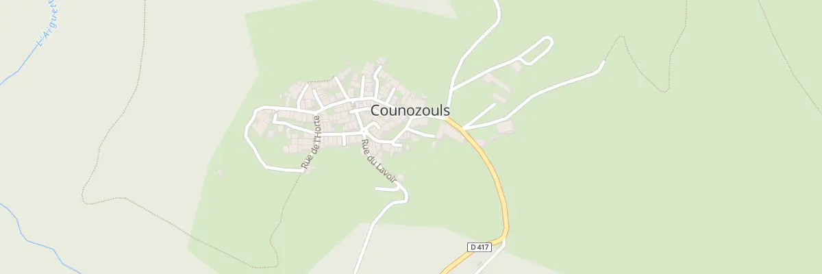 Plan du 43 Le Village à Counozouls