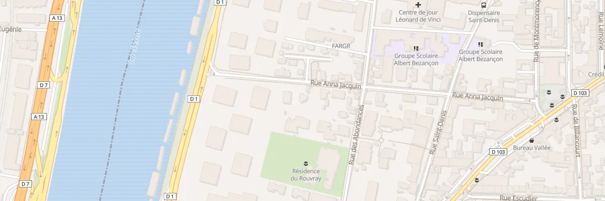Plan du 29 Rue Anna Jacquin à Boulogne-Billancourt