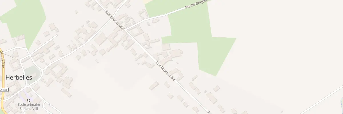 Plan du 22 Rue Brocquoise à Bellinghem