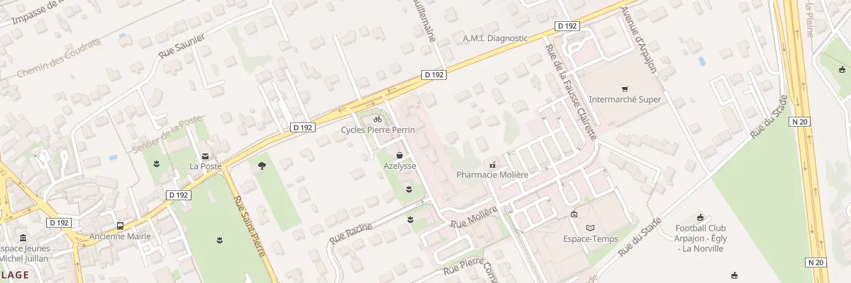 Plan du 5 Rue Molière à Égly