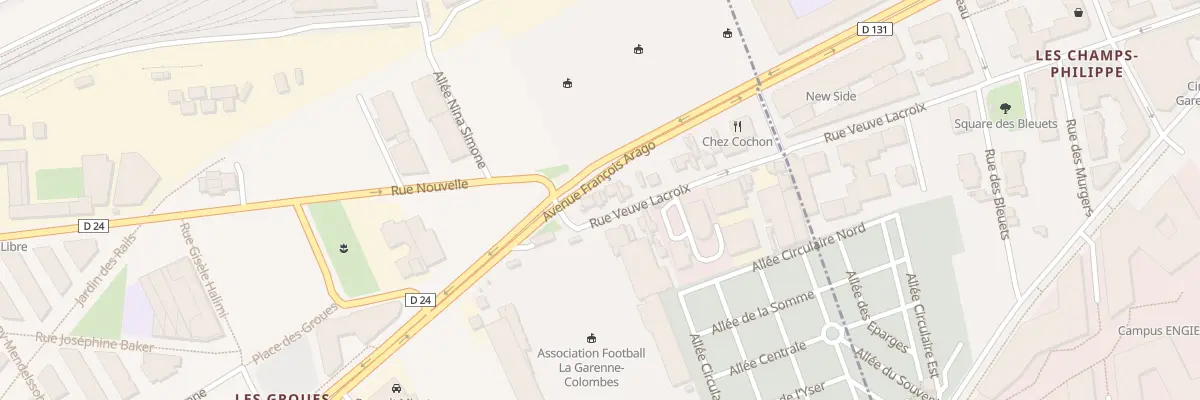 Plan du 110 Rue Veuve Lacroix à Nanterre