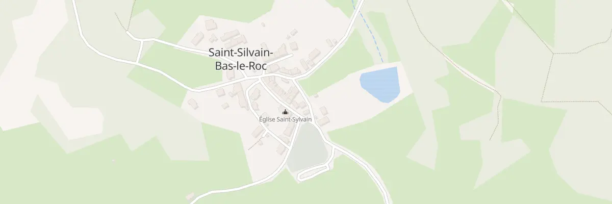 Plan du 72 Le Bourg à Saint-Silvain-Bas-le-Roc