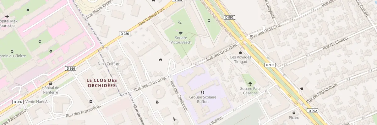 Plan du 244 Rue des Gros Grès à Colombes