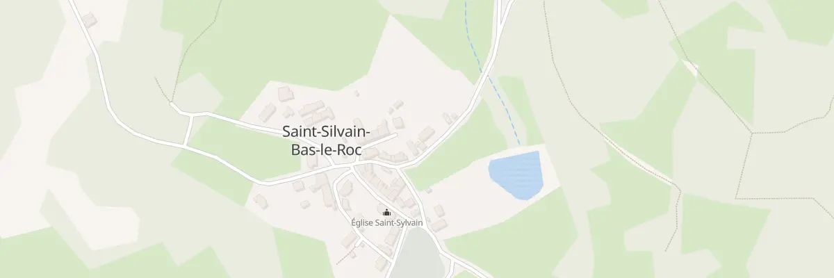 Plan du 6 Le Bourg à Saint-Silvain-Bas-le-Roc