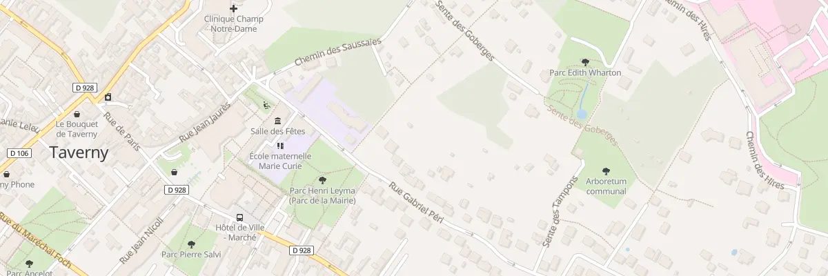 Plan du 72 Rue Gabriel Péri à Taverny