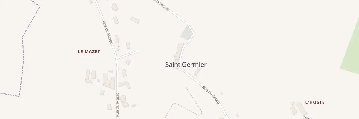 Plan du 76 Rue du Bourg à Saint-Germier