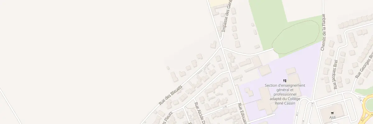 Plan du 8 Rue des Bleuets à Wizernes