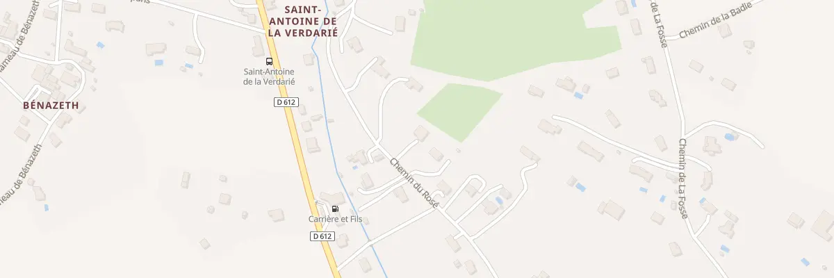 Plan du 172 Che du Rosé à Castres