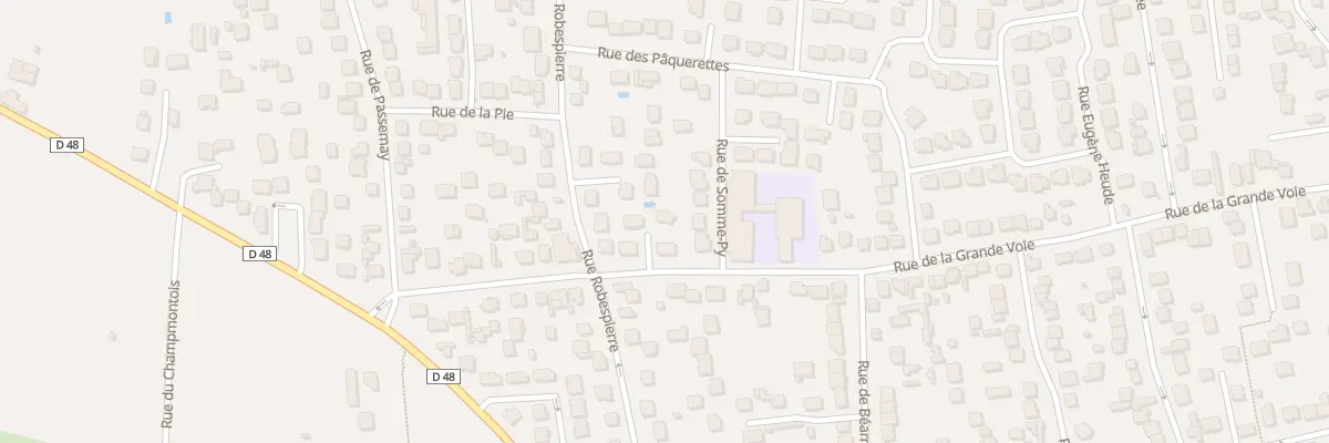 Plan du 82 Rue de la Grande Voie à Argenteuil
