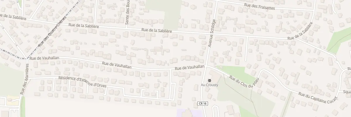 Plan du 12 Rue de Vauhallan à Palaiseau