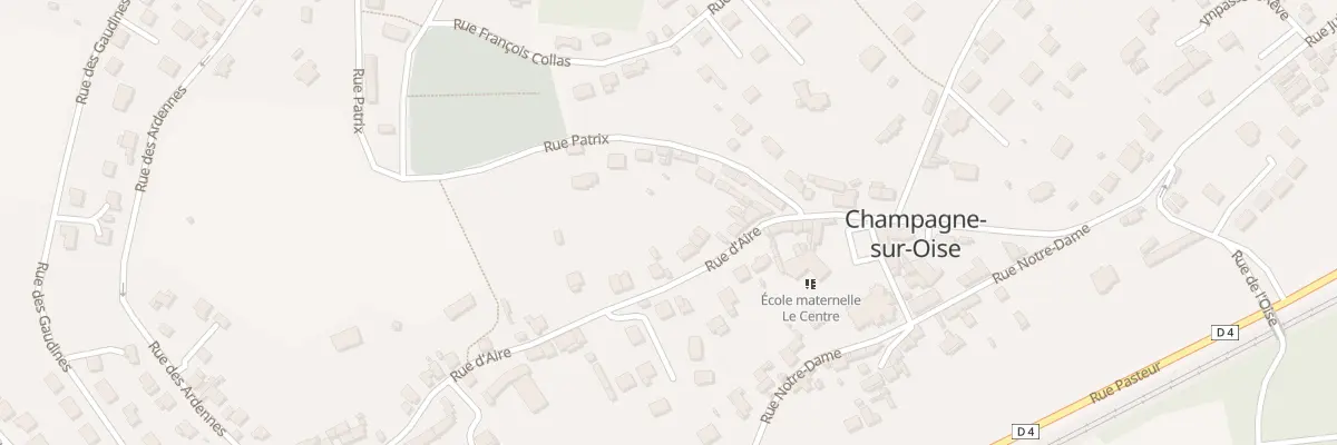 Plan du 12 Rue d’Aire à Champagne-sur-Oise