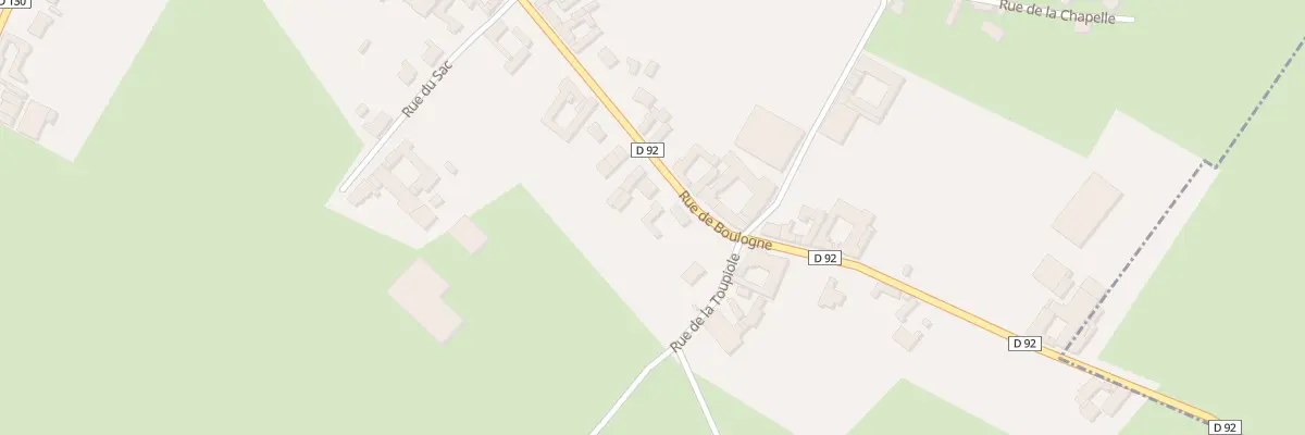 Plan du 13 Rte de Boulogne à Beaumetz-lès-Aire